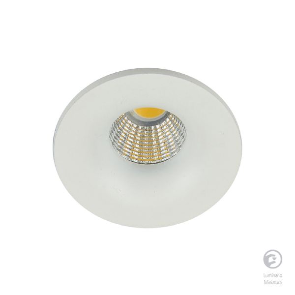Lámpara de interior LED para empotrar, 4 W, Luz suave cálida. YDCLED-305/B Tecnolite