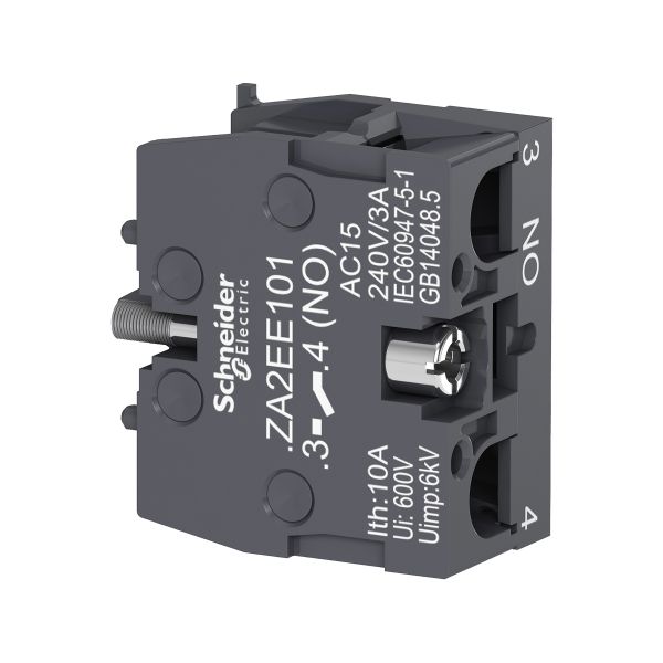 Bloque de Contacto Sencillo para Cable ZA2EE101 Schneider Electric